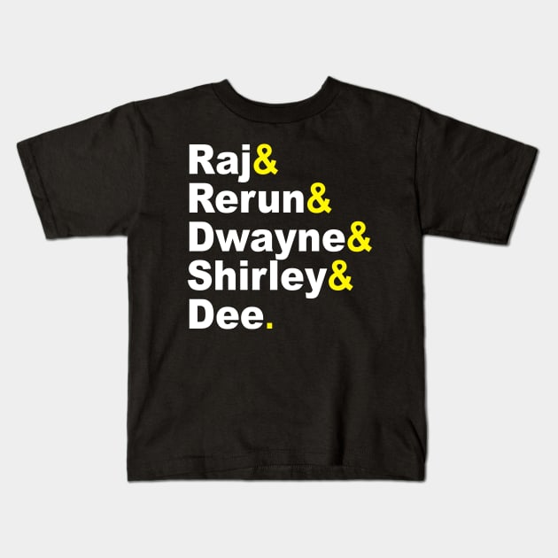 Whats happening names for dark Kids T-Shirt by FauQy